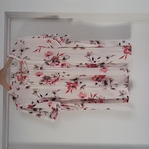 ROSE+OLIVE Top Blouse, Floral Print. PLus Size 2X